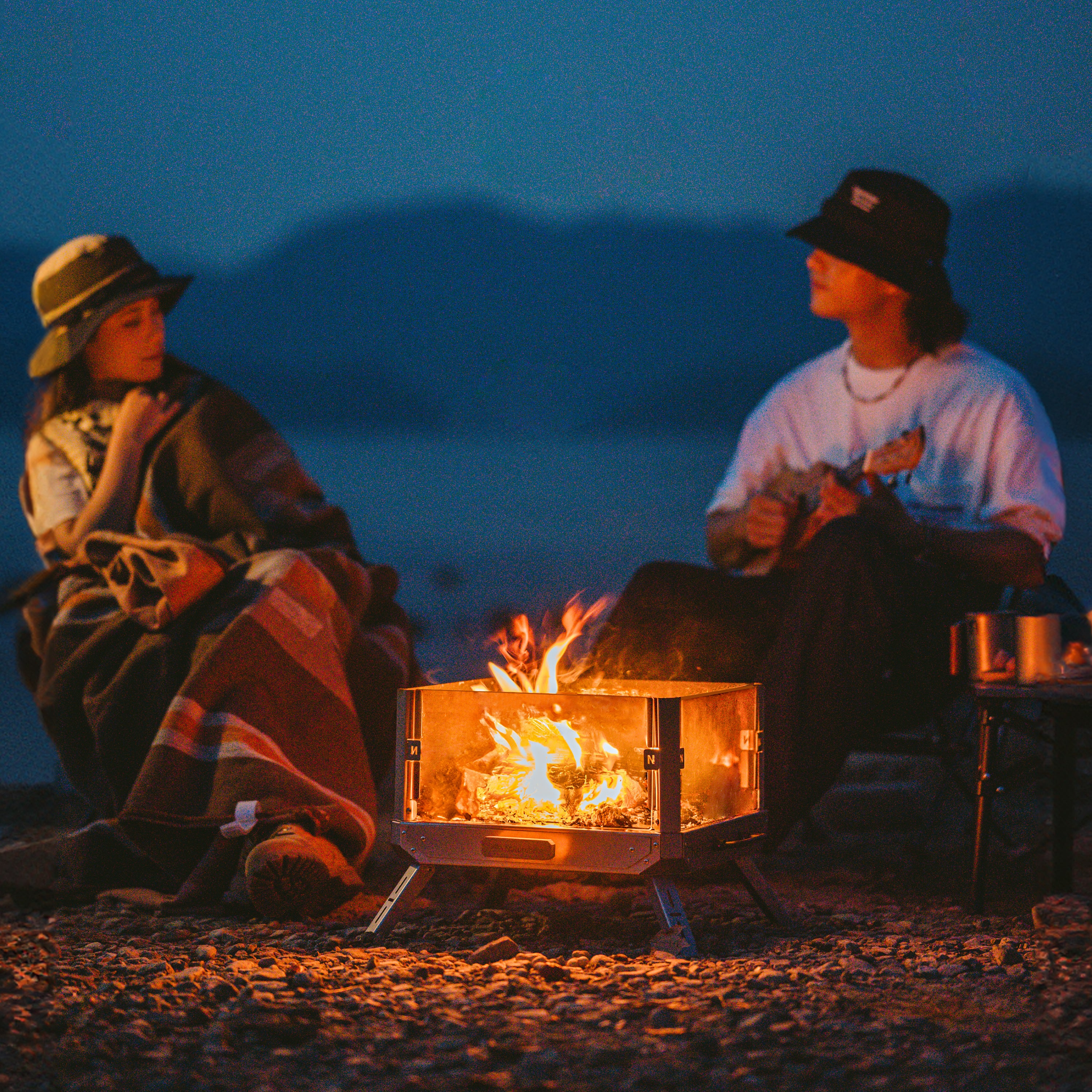Naturehike Fire Viewing Glass Fire Stove Stainless Steel Fire Stove - Image 4