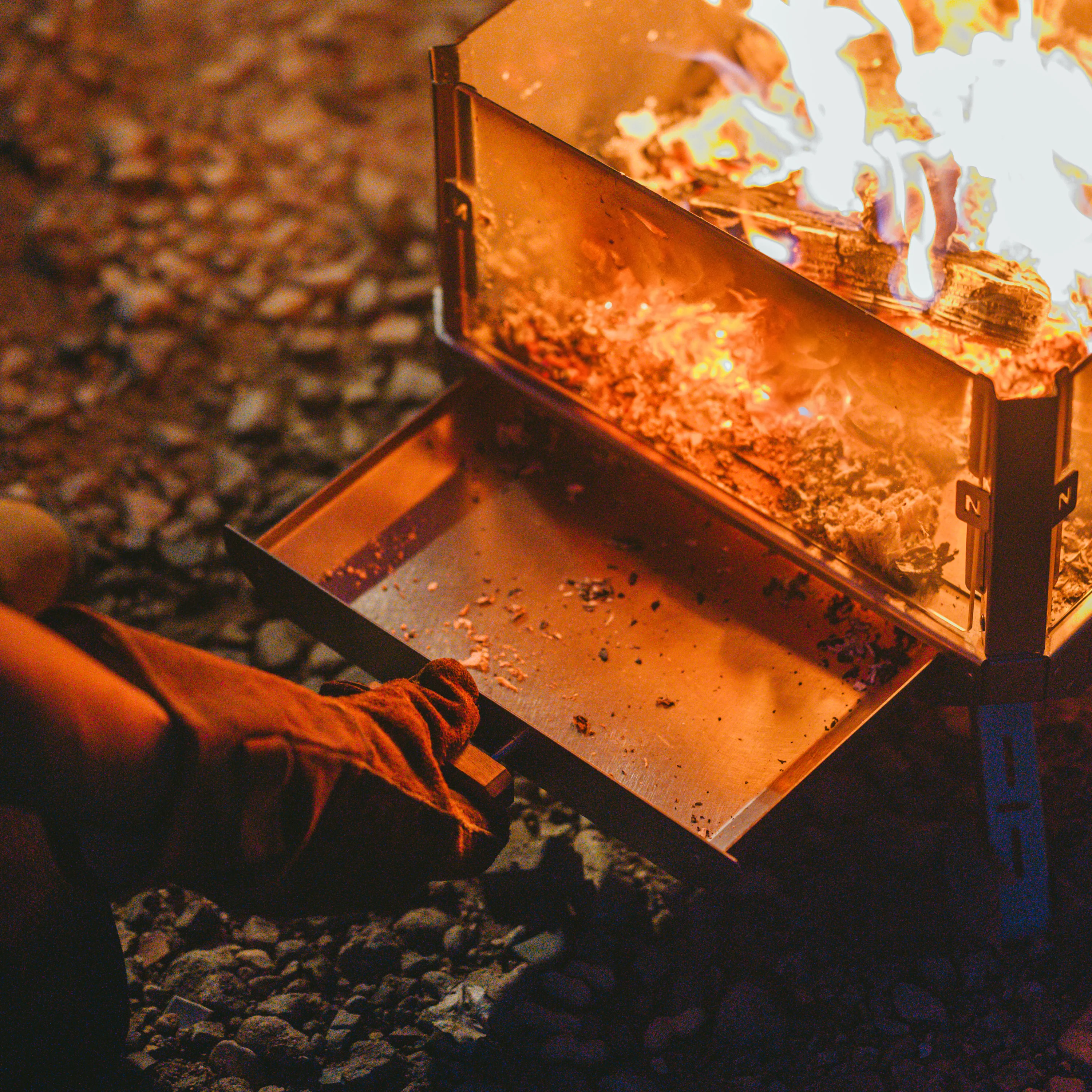 Naturehike Fire Viewing Glass Fire Stove Stainless Steel Fire Stove - Image 5