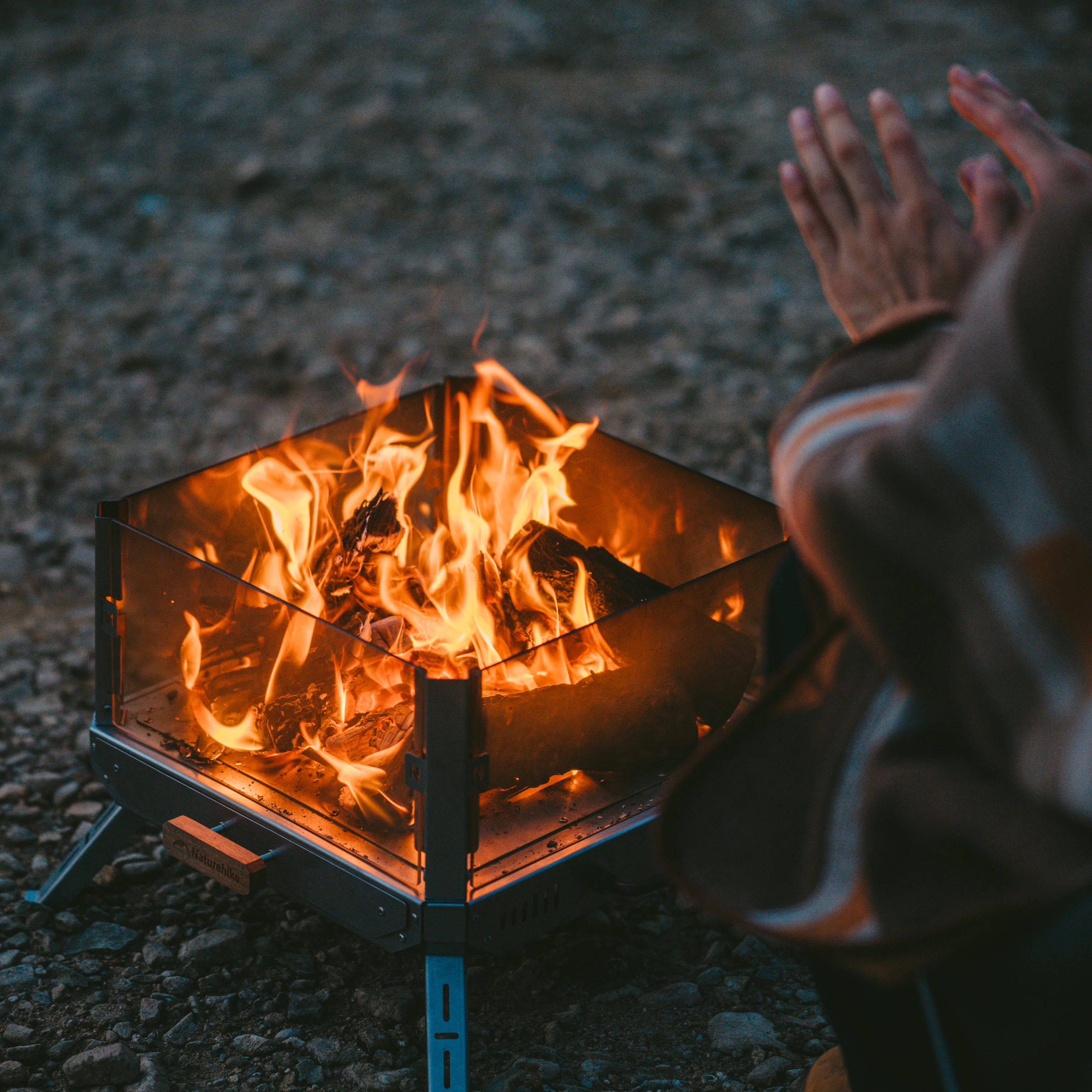 Naturehike Fire Viewing Glass Fire Stove Stainless Steel Fire Stove - Image 7