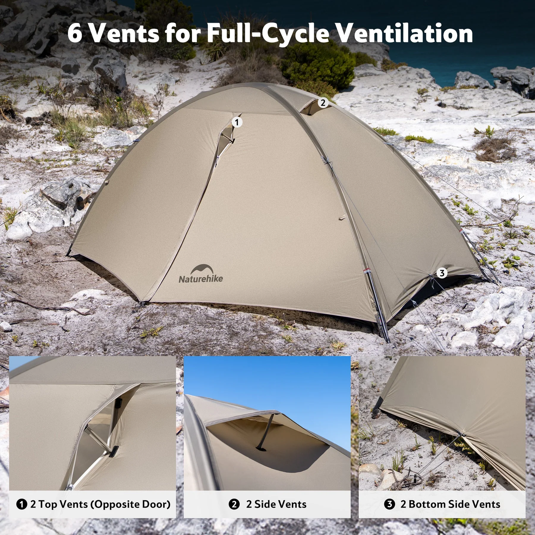 Naturehike Giling PRO™ 4-Season 2-Person Backpacking Tent 2026 - Image 7