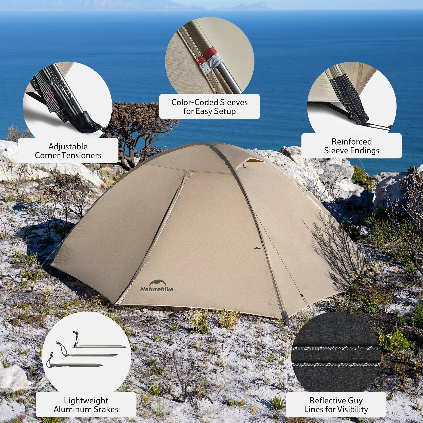 Naturehike Giling PRO™ 4-Season 2-Person Backpacking Tent 2026 - Image 9