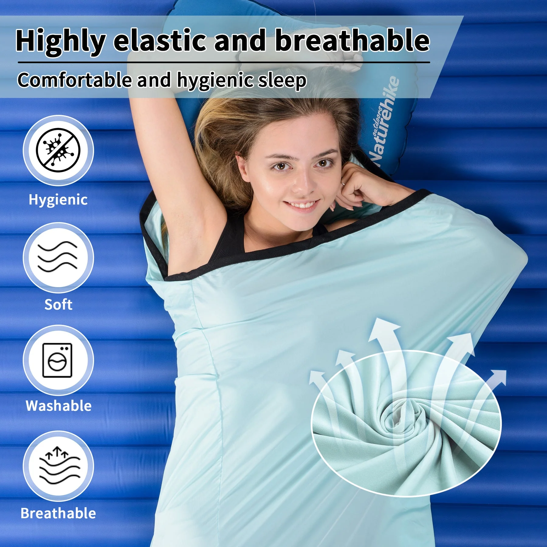 Naturehike High Elasticity Sleeping Bag Liner - Image 4