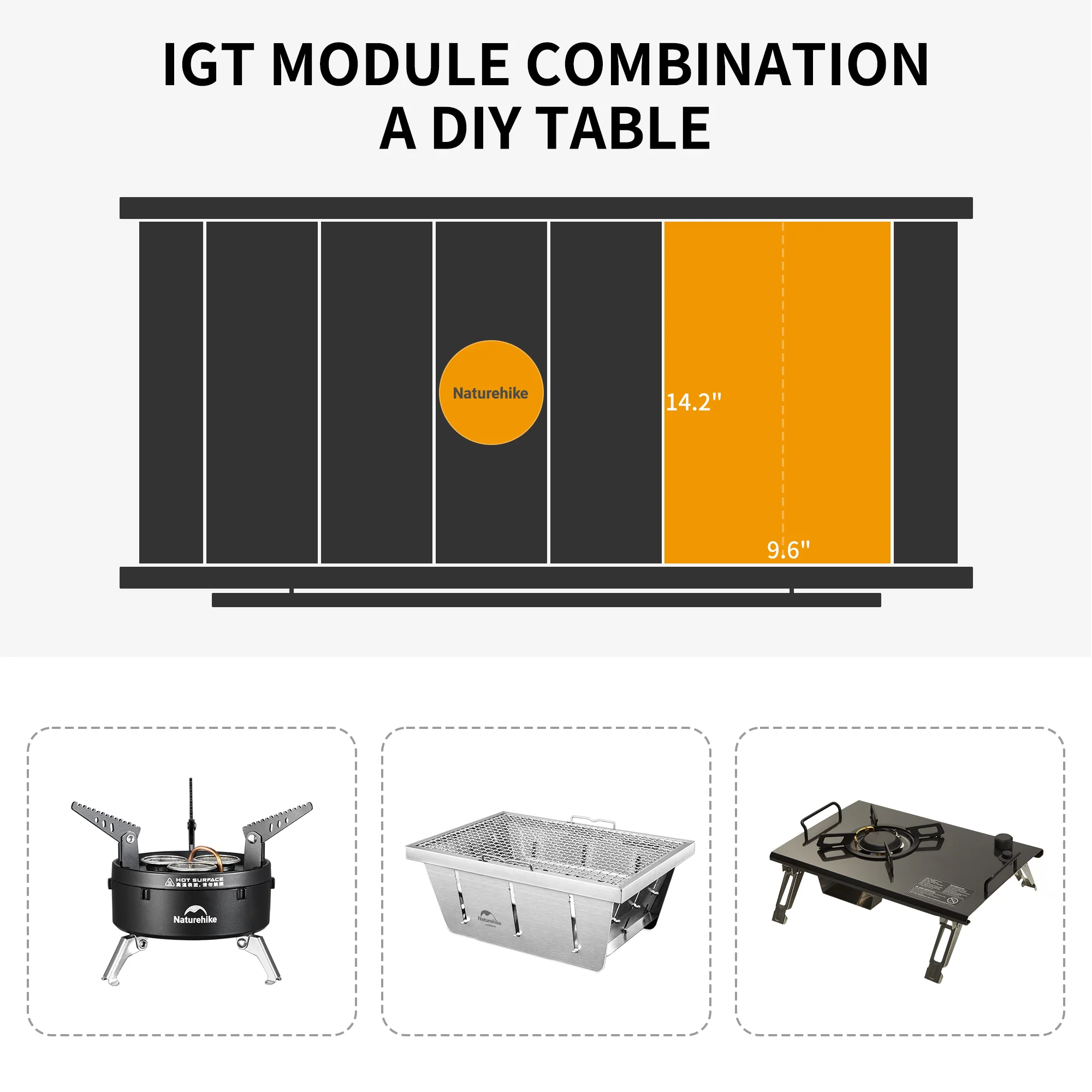 Naturehike IGT Quick Opening Folding Table (IGT Compatiable) 2026 - Image 3
