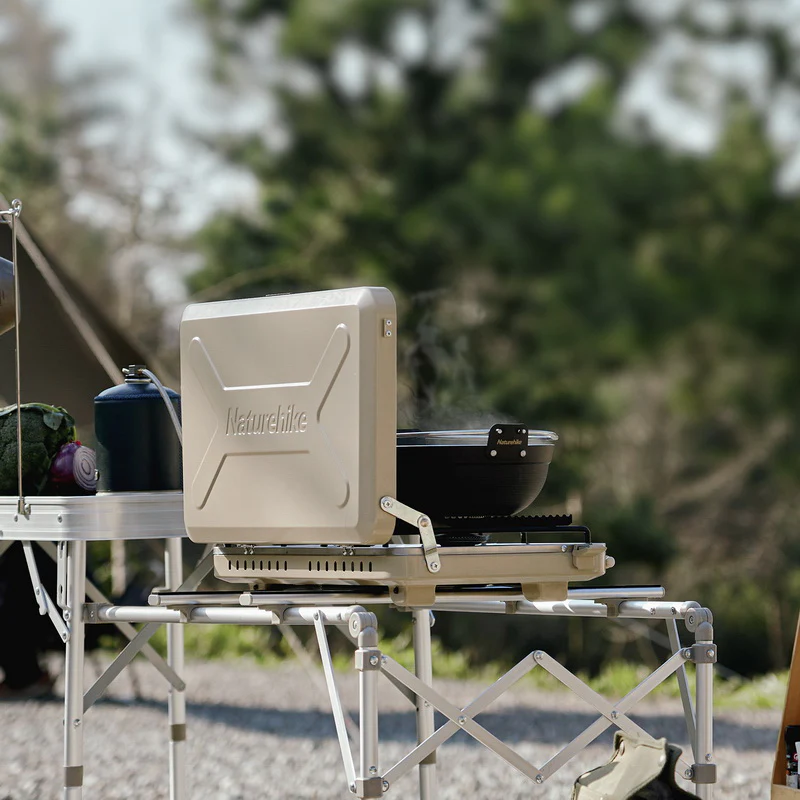Naturehike Leyan 2 Double Head Gas Stove Khaki - Image 12