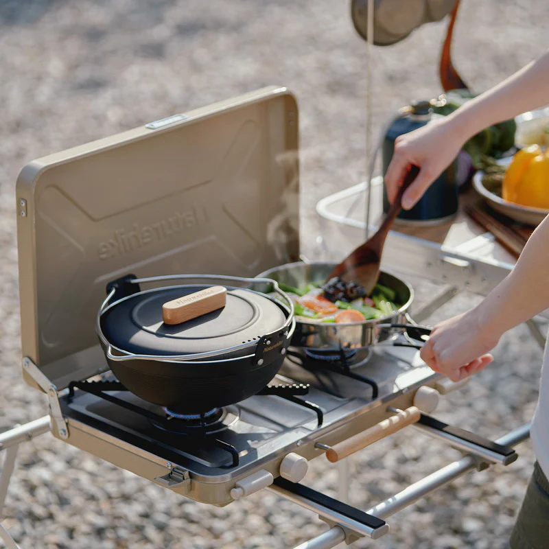 Naturehike Leyan 2 Double Head Gas Stove Khaki - Image 13