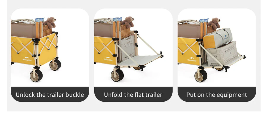 Naturehike Light Folding gathering camping Wagon 2026 - Image 3