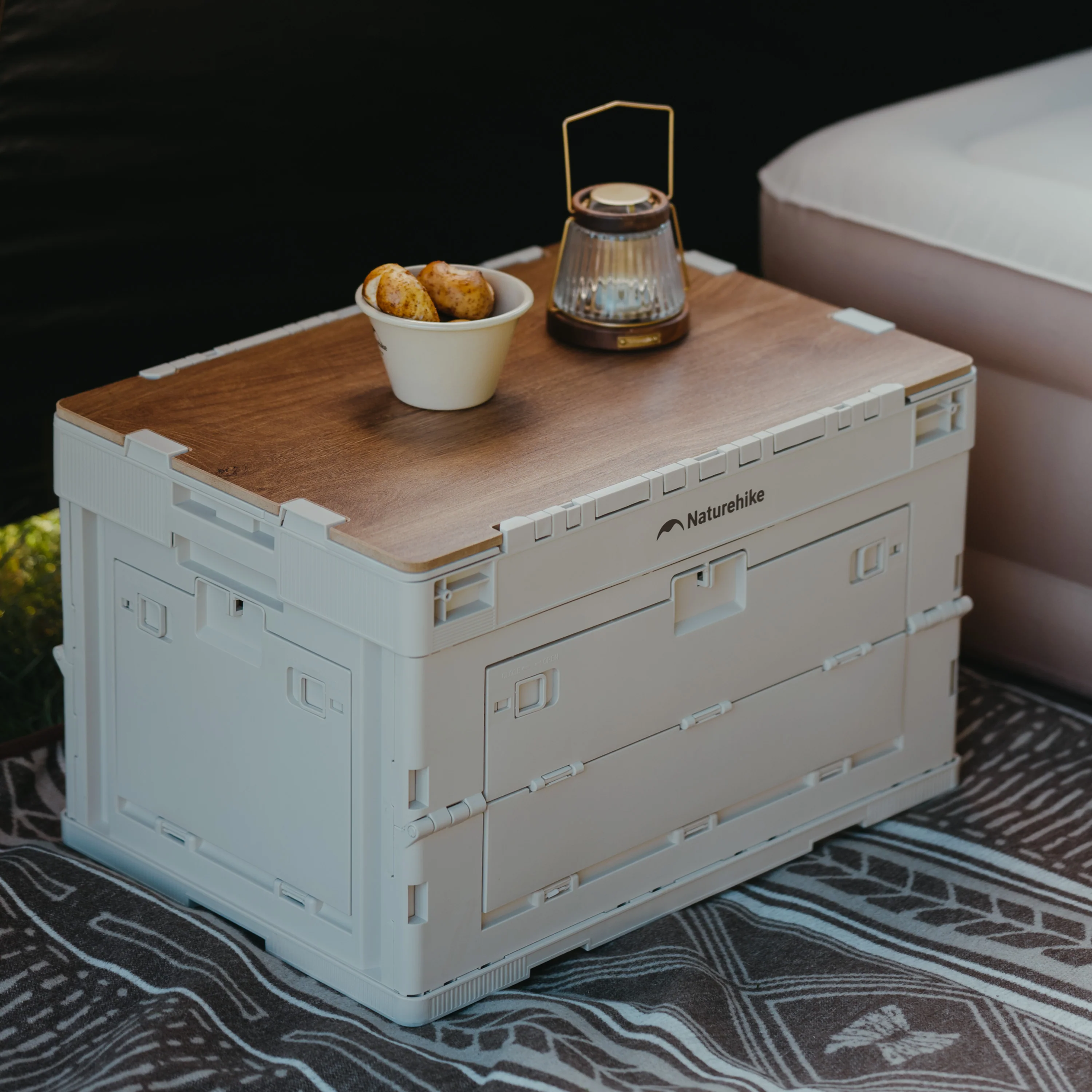 Naturehike Ling Yue L Folding Storage Box Light Beige Gray 2026 - Image 7
