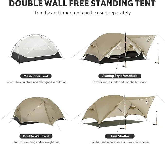 Naturehike Mongar™ UL 2-Person Ultralight Backpacking Tent 2026 - Image 8