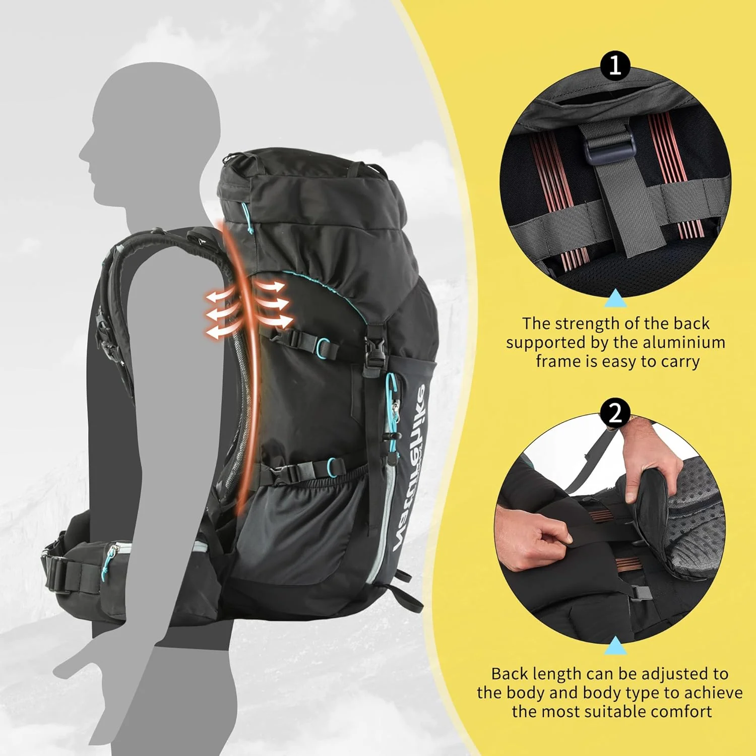 Naturehike 45L Backpack - Image 8