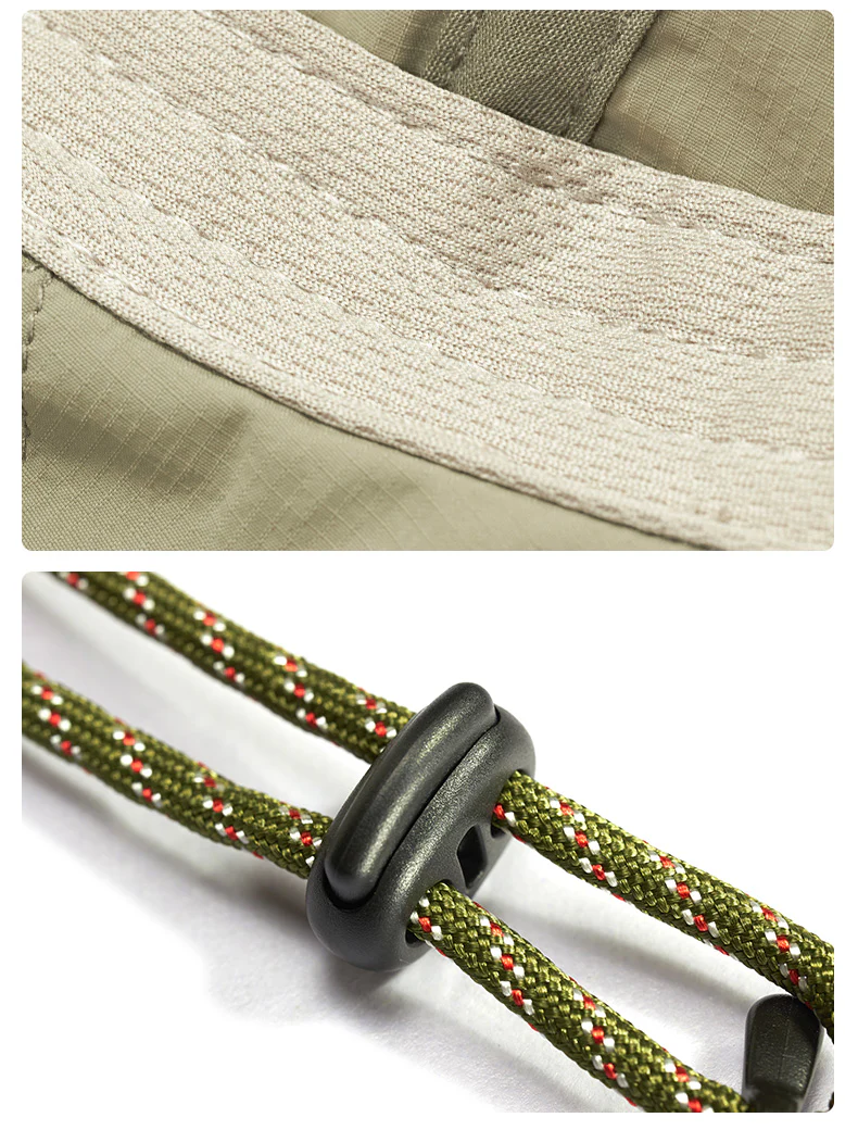 Naturehike Outdoor Anti-Mosquito Fisherman  Hat - Khaki - Image 8
