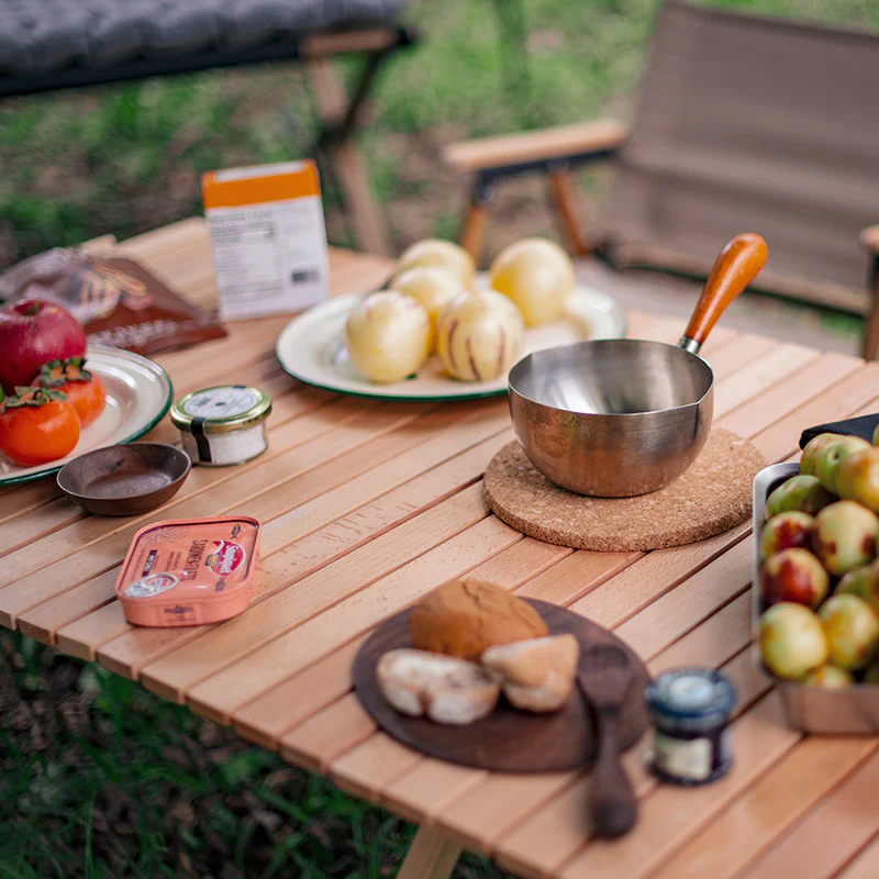 Naturehike Wood Outdoor Folding Egg Roll Table - Image 7