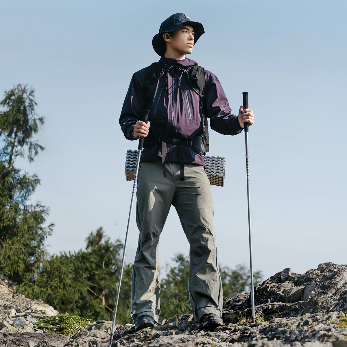 Naturehike Grey Qing Feng Pro All Aluminum Four-Section Folding Hiking Pole - Image 10