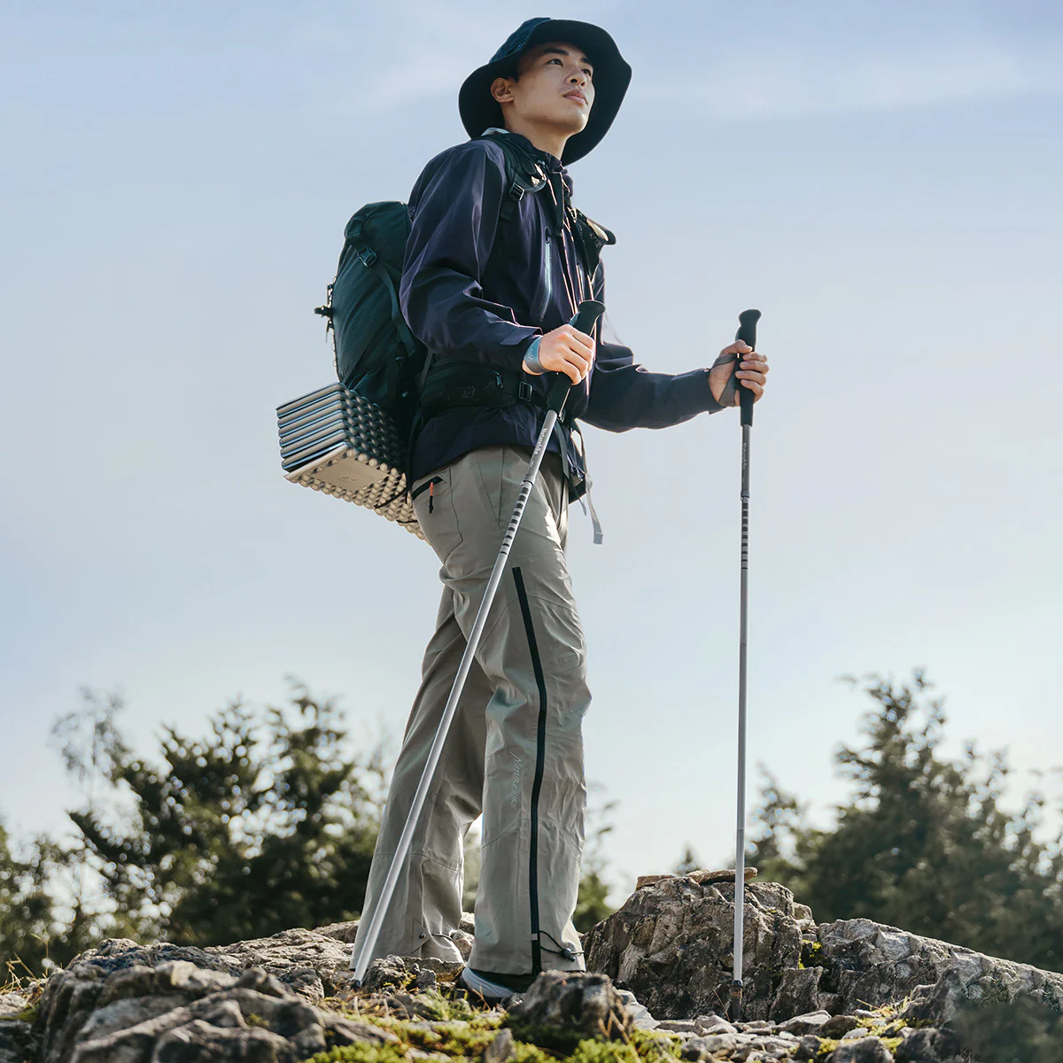 Naturehike Grey Qing Feng Pro All Aluminum Four-Section Folding Hiking Pole - Image 9