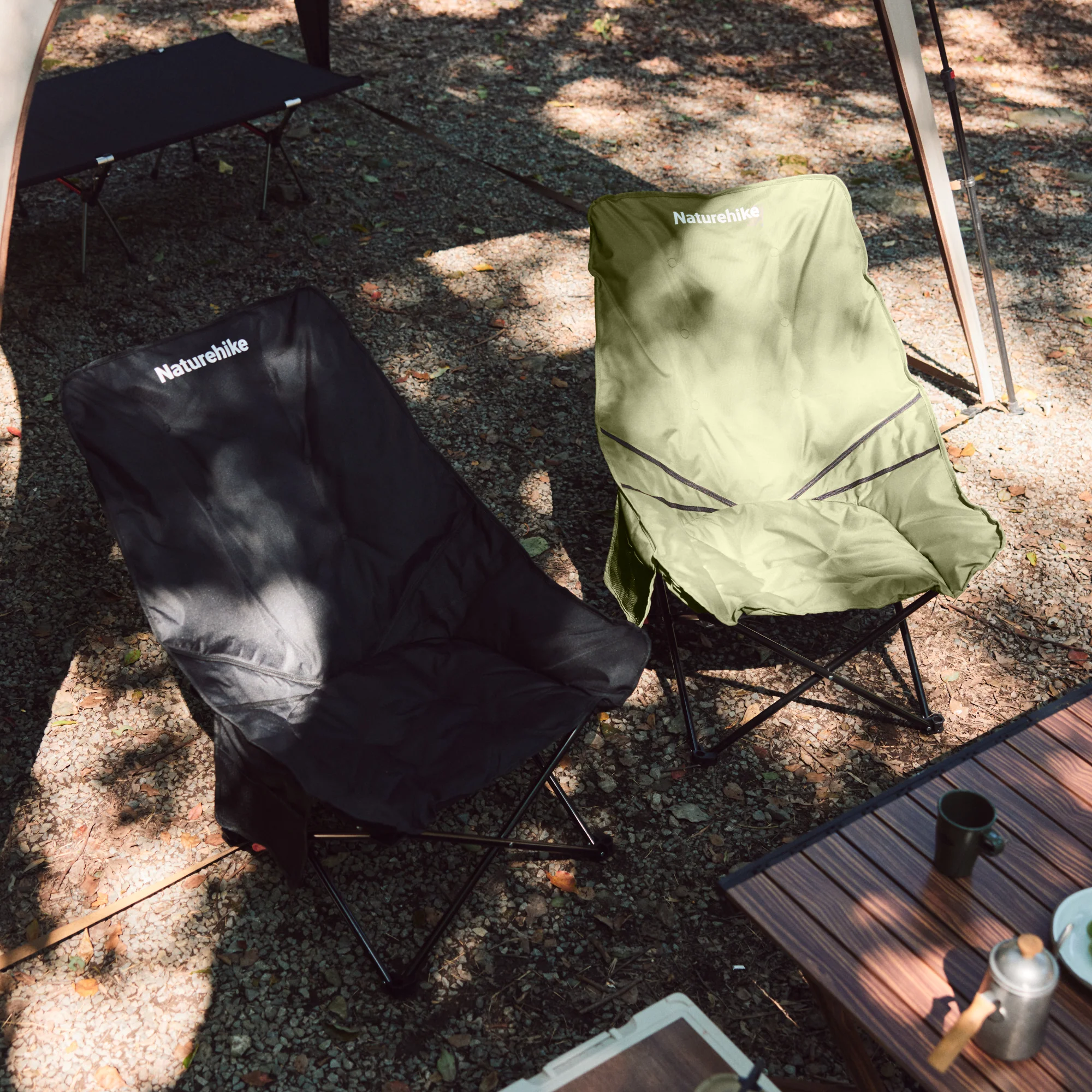 Naturehike Sea Star 001 Push-Up High Back Cotton-Filled Moon Chair Single 2026 - Image 9