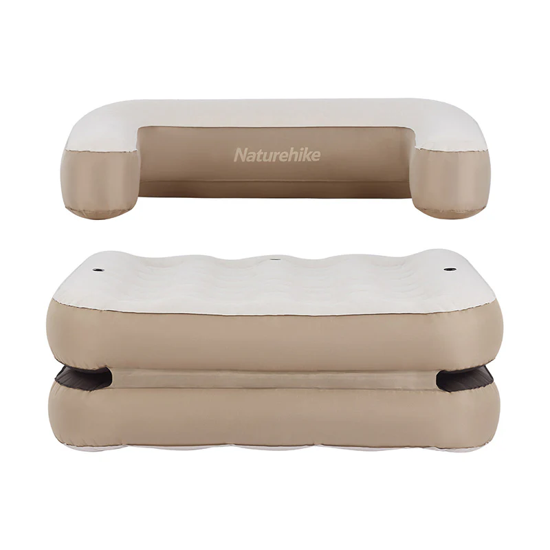 Naturehike SF02-Tpu Outdoor Inflatable Single Sofa Khaki - Image 7