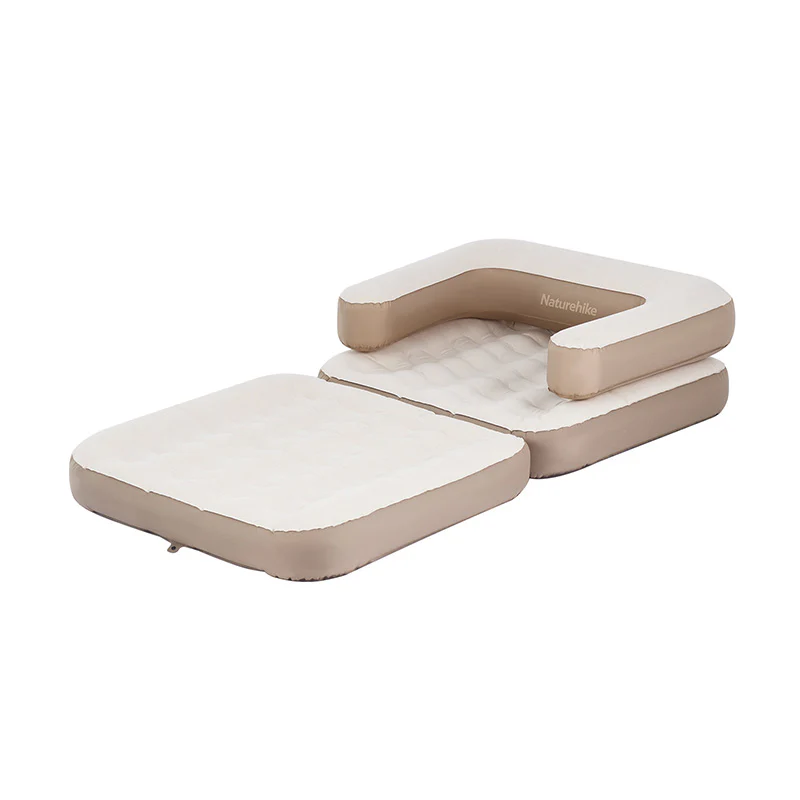 Naturehike SF02-Tpu Outdoor Inflatable Single Sofa Khaki - Image 8