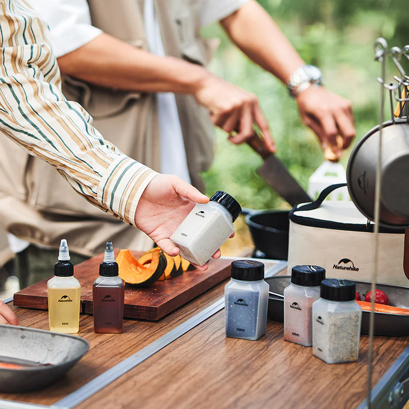 Naturehike (Shiwei) Portable Seasoning Bottle Set 8 In 1 2026 - Image 3