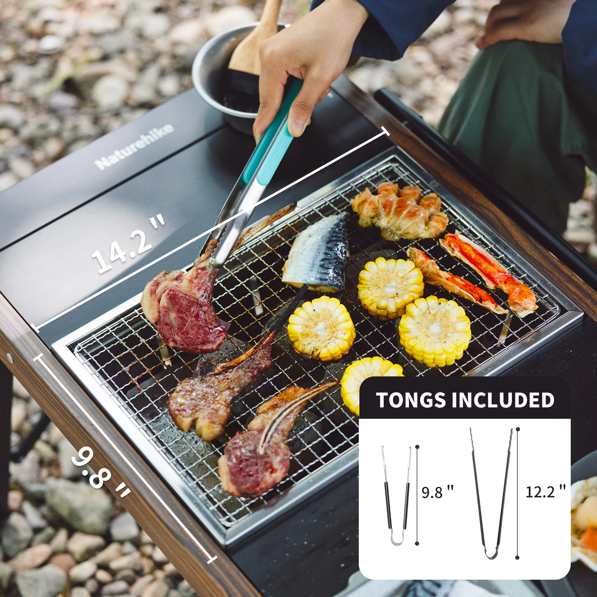 Naturehike Stainless Steel Folding Grill One-Unit (IGT Compatiable) 2026 - Image 6