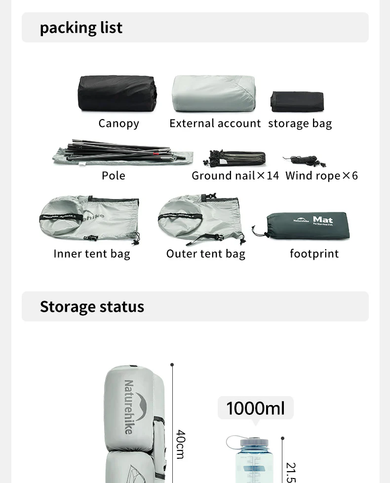 Naturehike Star River™ 2-Person Ultralight Backpacking Tent 2026 - Image 13
