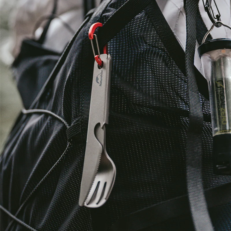 Naturehike Titanium Knife, Fork And Spoon Set - Image 7