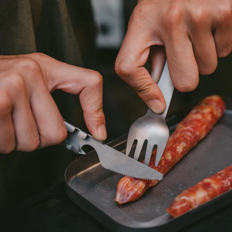Naturehike Titanium Knife, Fork And Spoon Set - Image 9