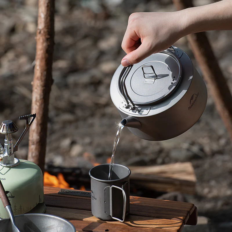 Naturehike Titanium Kettle Black 0.8L - Image 4