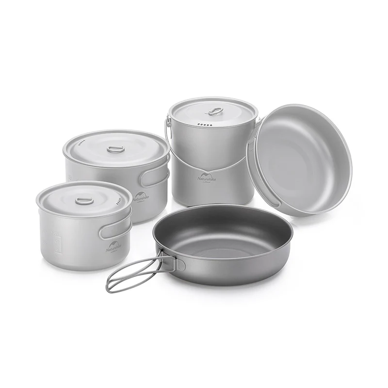 Naturehike TJP01 Outdoor Ti Frying Pan-9H Ti Color 2026 - Image 4