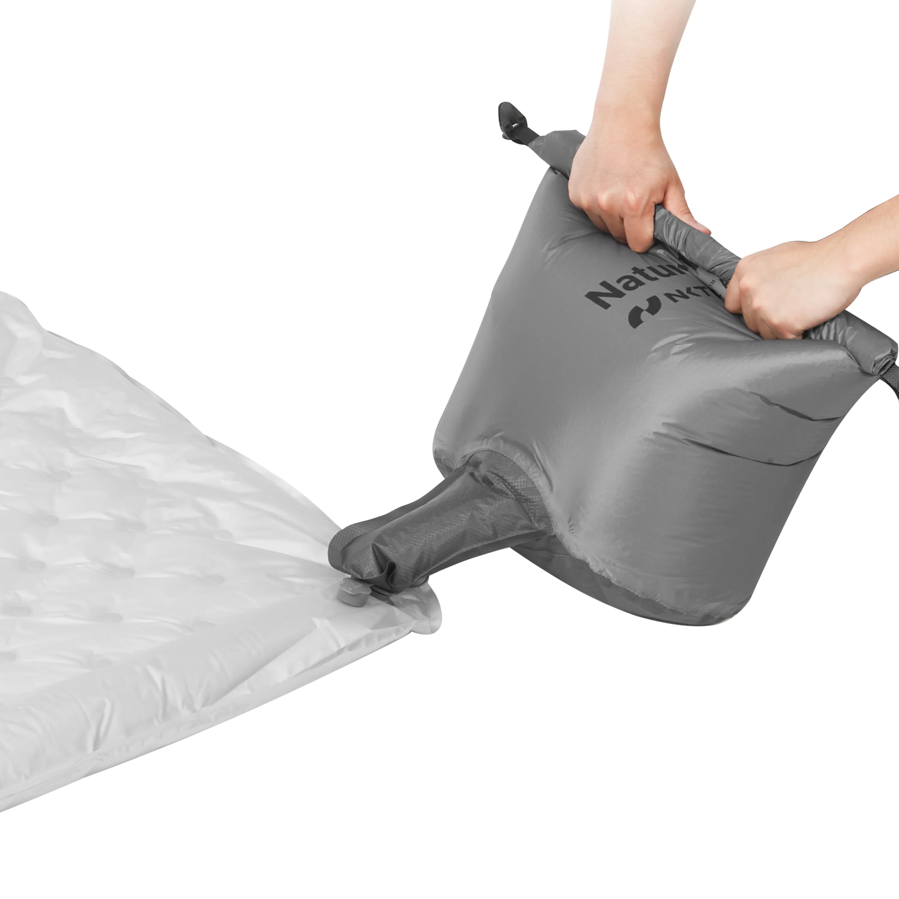 Naturehike Tuye 8.8 Ultra Light Inflatable Mummy Sleeping Pad Carbon Silver - Image 6