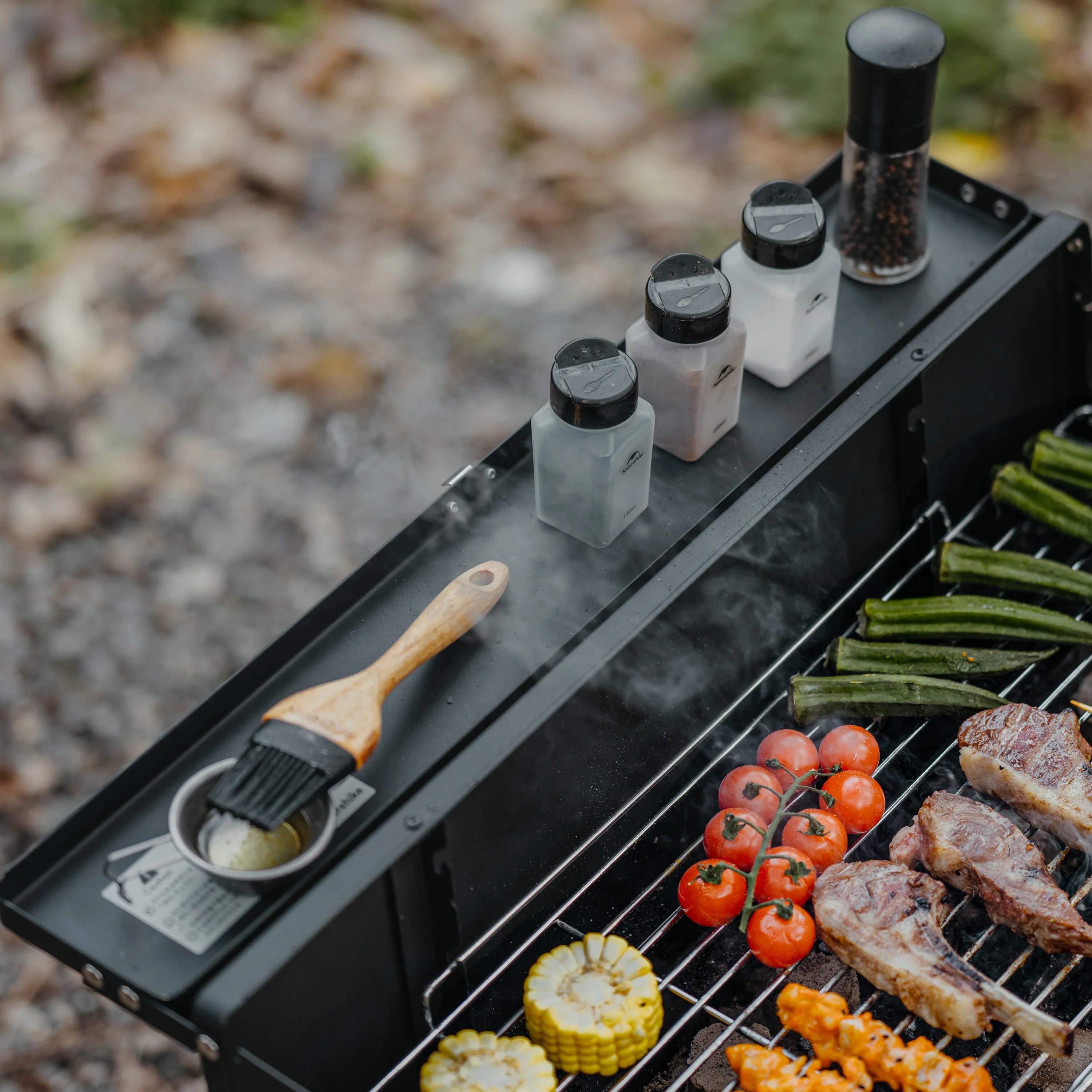 Naturehike Vertical Bbq Grill Black_With Storage Bag - Image 8