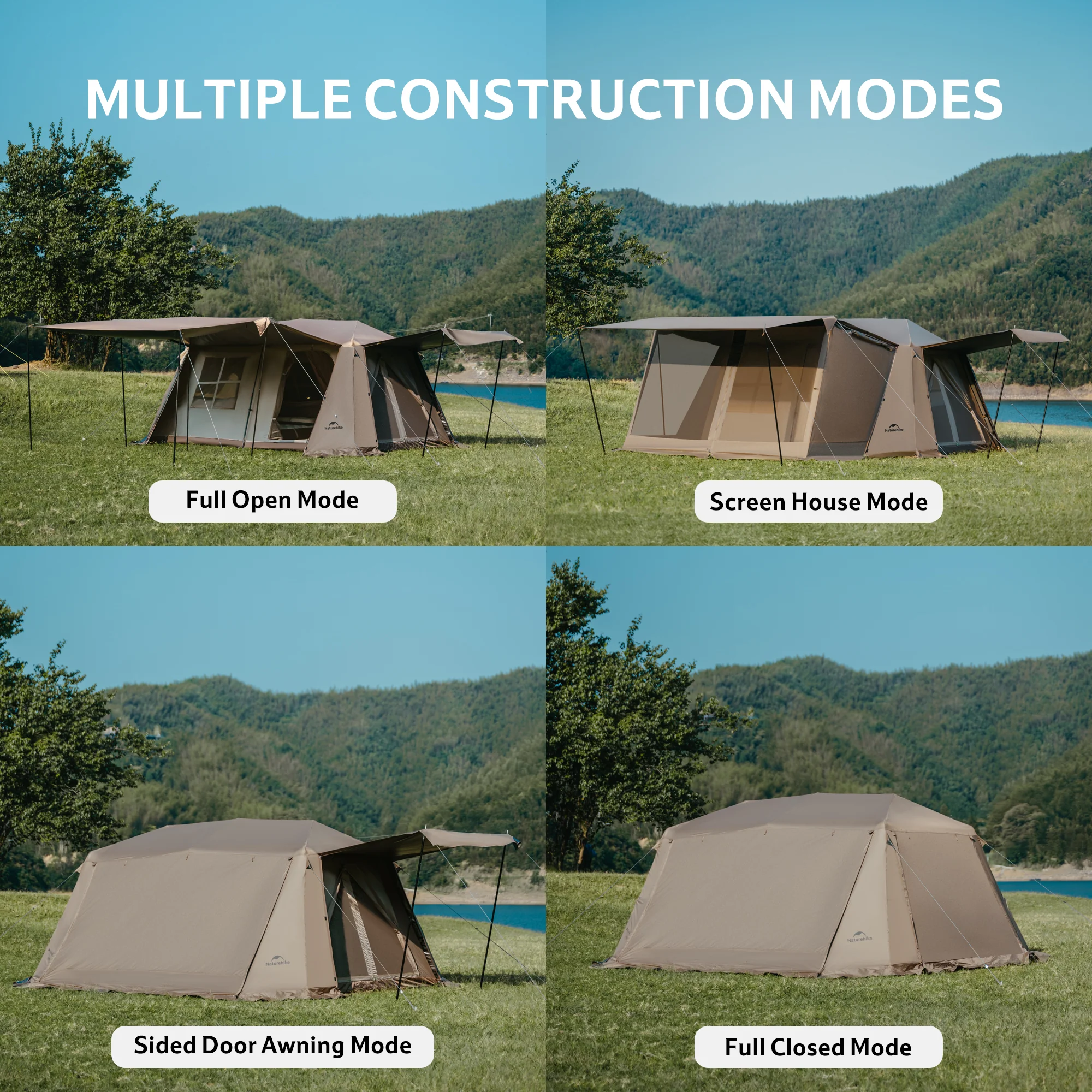 Naturehike Village 13 Flagship 8-Person Automatic Cabin Tent 2026 - Image 8