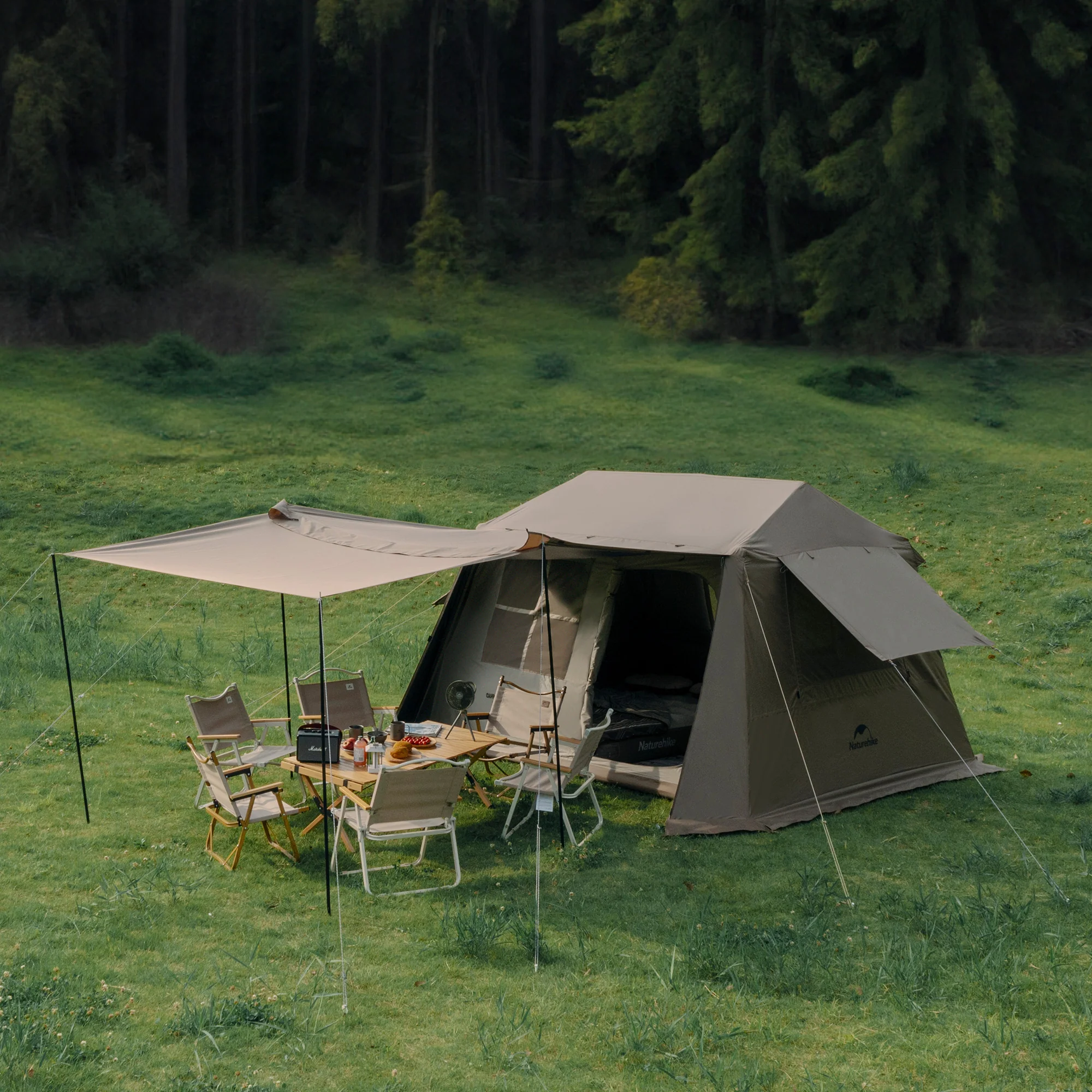 Naturehike Village 6.0 Gen 2 Quick Open Tent Brown 2026 - Image 3
