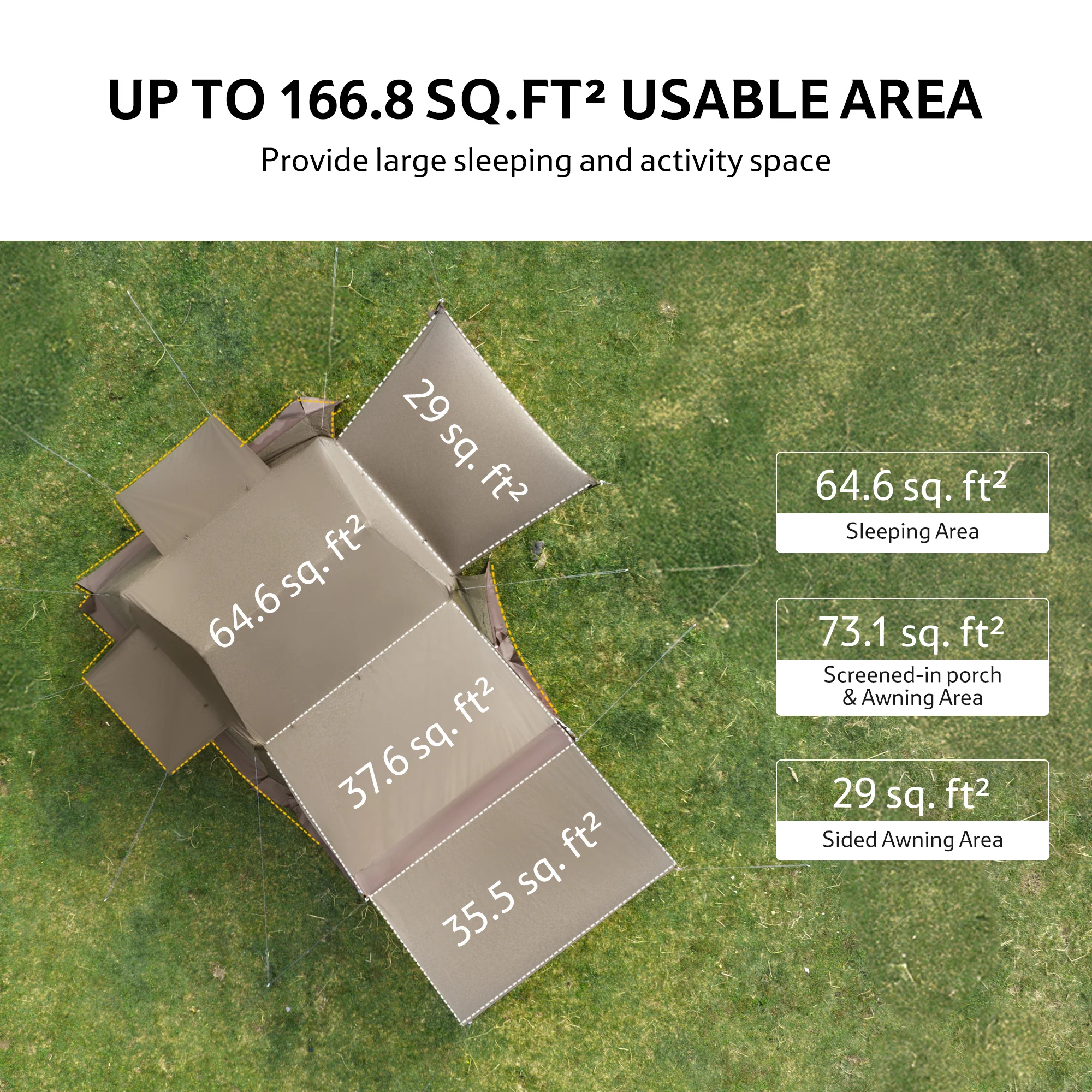 Naturehike Village 6.0 Flagship Model 2nd Generation Quick Opening Tent 2026 - Image 4