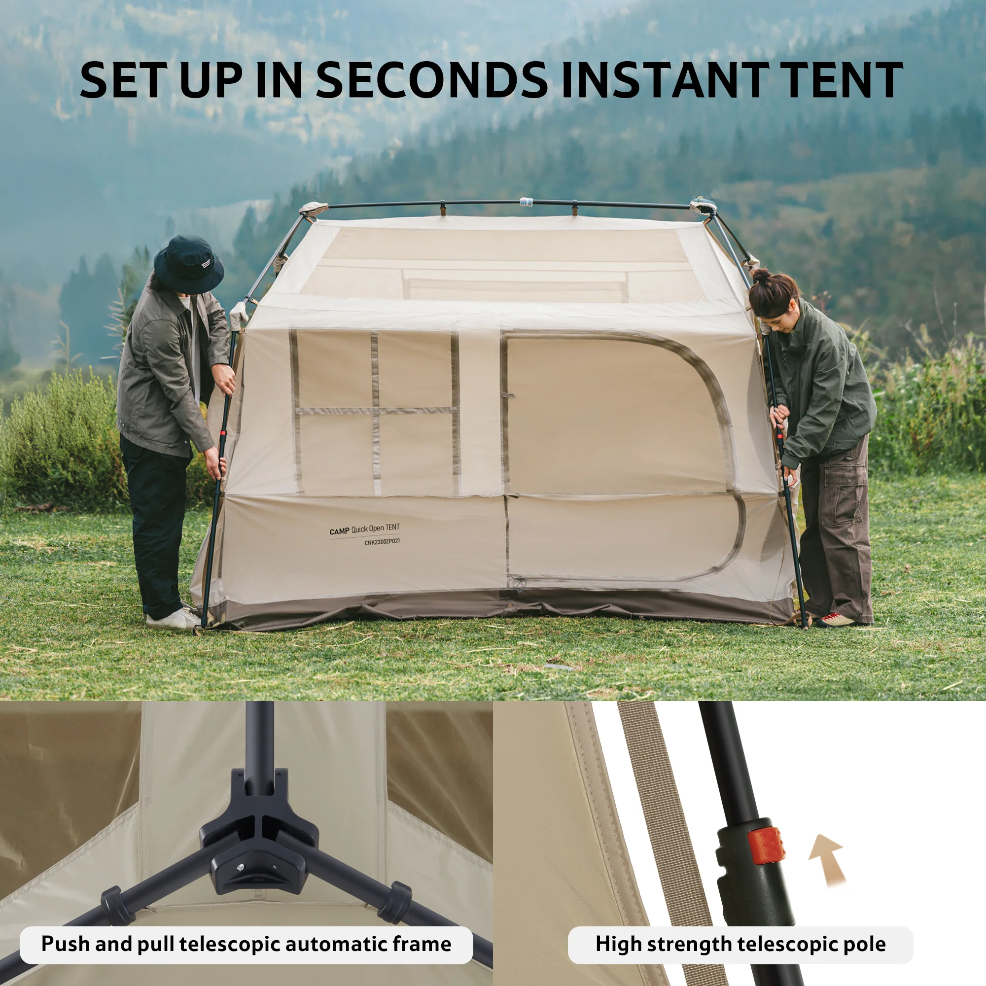 Naturehike Village 6.0 Flagship Model 2nd Generation Quick Opening Tent 2026 - Image 5