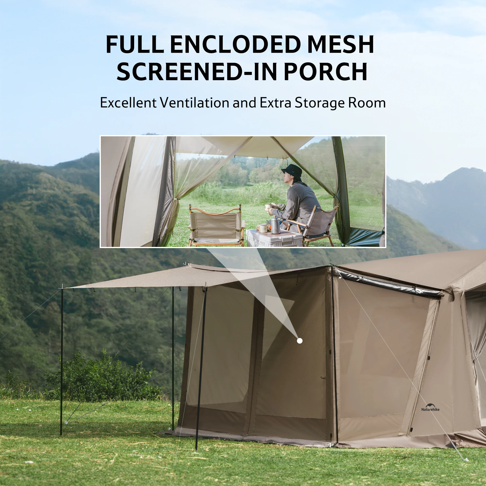 Naturehike Village 6.0 Flagship Model 2nd Generation Quick Opening Tent 2026 - Image 6