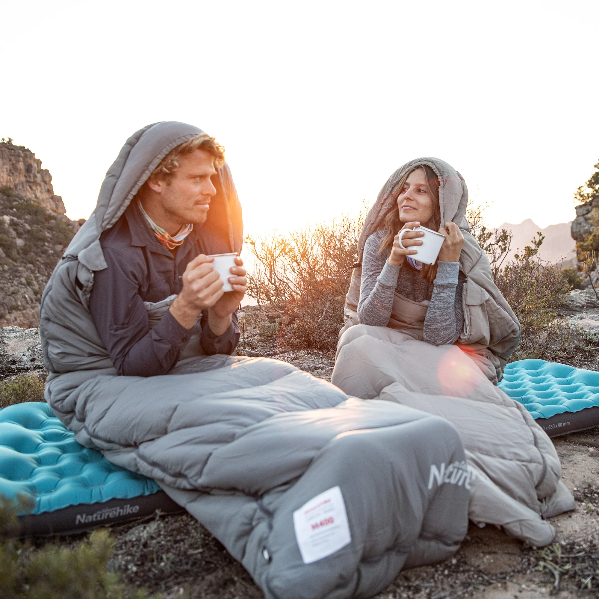 Naturehike Warmy Square With Hat Warming Cotton Sleeping Bag - MS300 2026 - Image 7