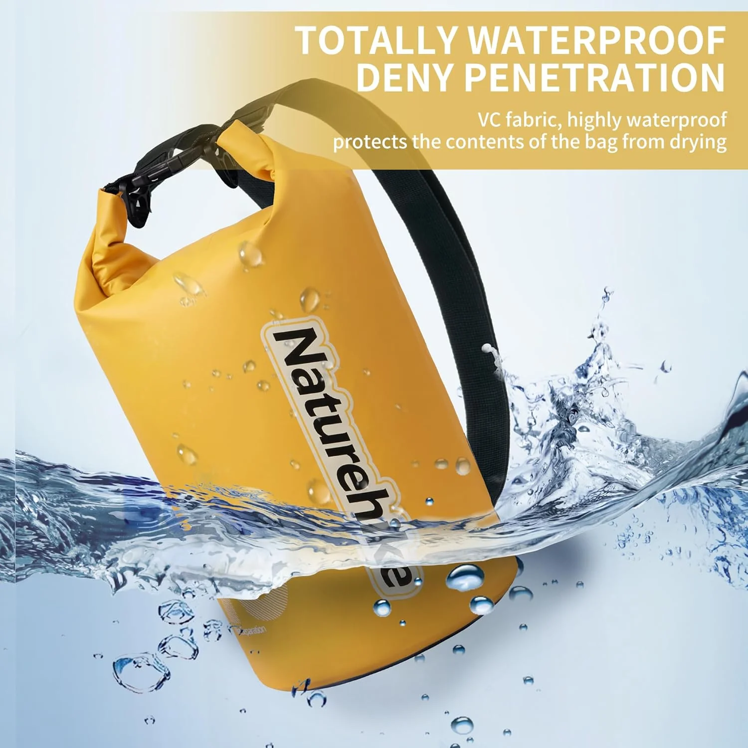 Naturehike Waterproof Bag /Dry Bag White 10L 2026 - Image 5