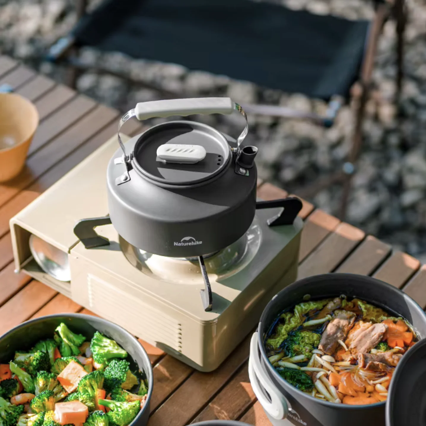 Naturehike Wild Trekking Aluminium Alloy 0.8L kettle 2026 - Image 2