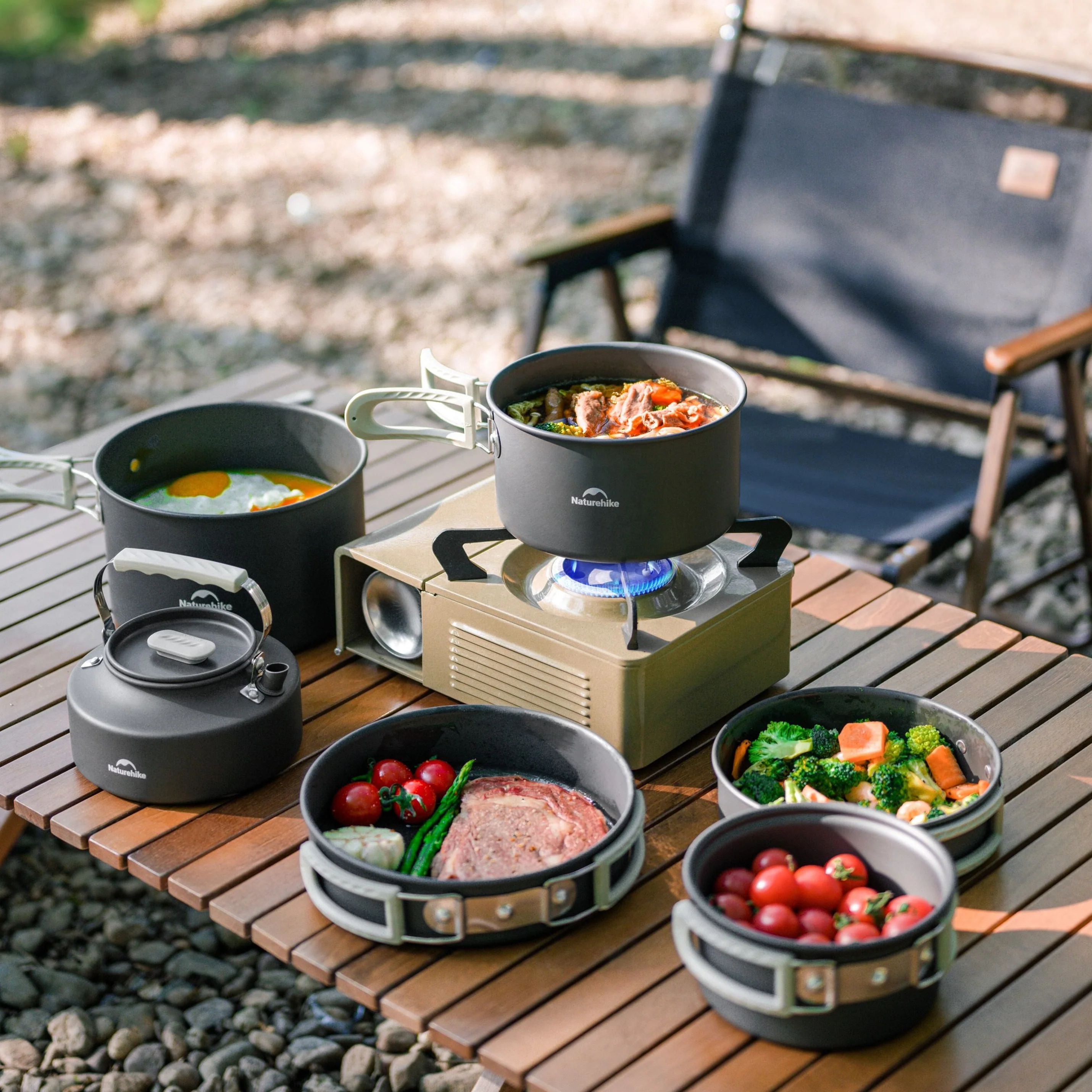 Naturehike Wild Trekking Aluminium Alloy 0.8L kettle 2026 - Image 3