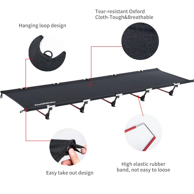Naturehike XJC05 Greenfield Outdoor Folding Camp Bed 2026 - Image 5