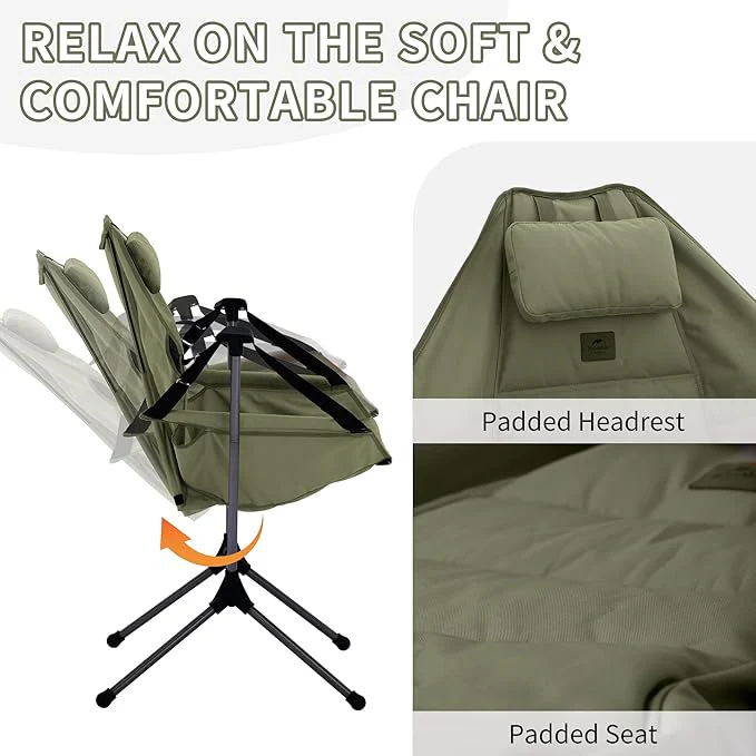 Naturehike YL11 Outdoor Folding Rocking Chair - Image 8