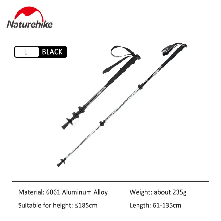 Naturehilke Qing Xue Base Three-Section  6061 Aluminum Alloy Trekking Pole 2026 - Image 4