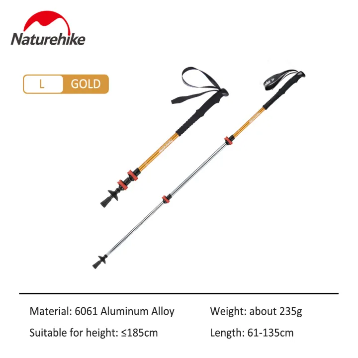 Naturehilke Qing Xue Base Three-Section  6061 Aluminum Alloy Trekking Pole 2026 - Image 5