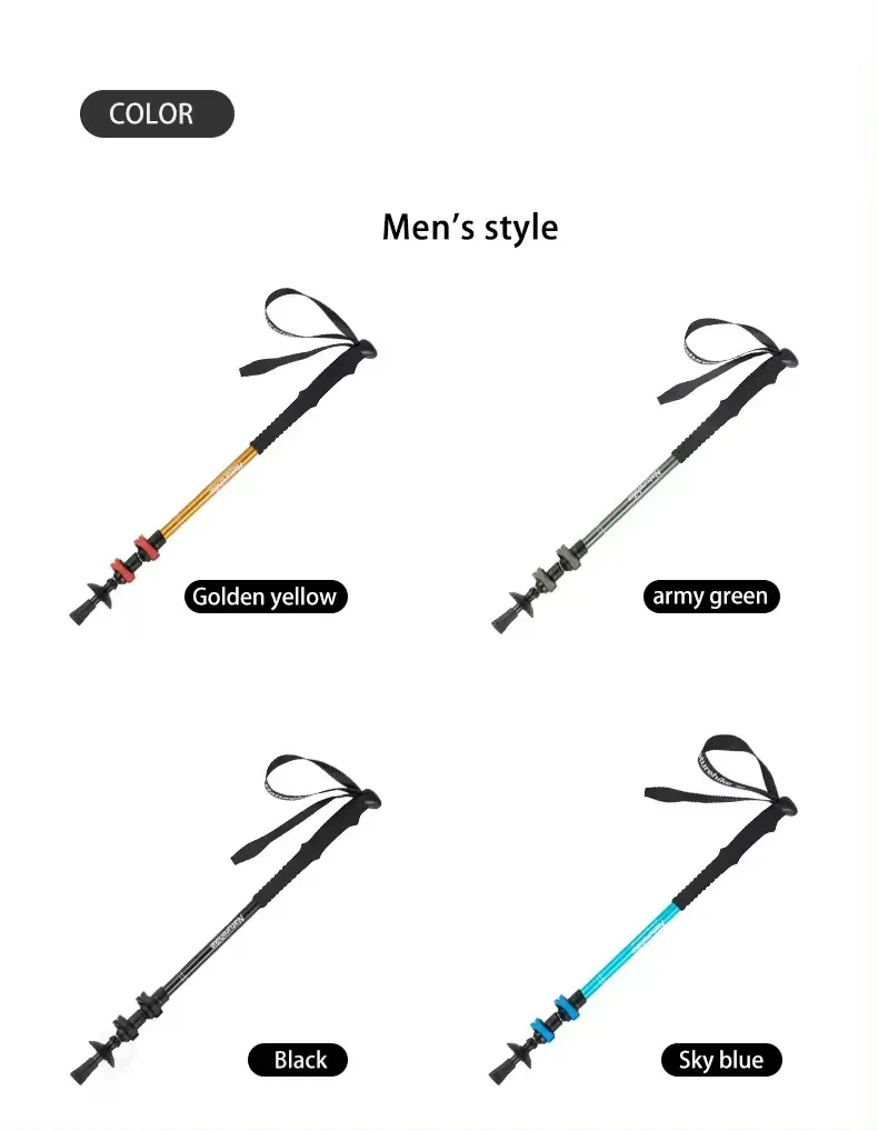 Naturehilke Qing Xue Base Three-Section  6061 Aluminum Alloy Trekking Pole 2026 - Image 6
