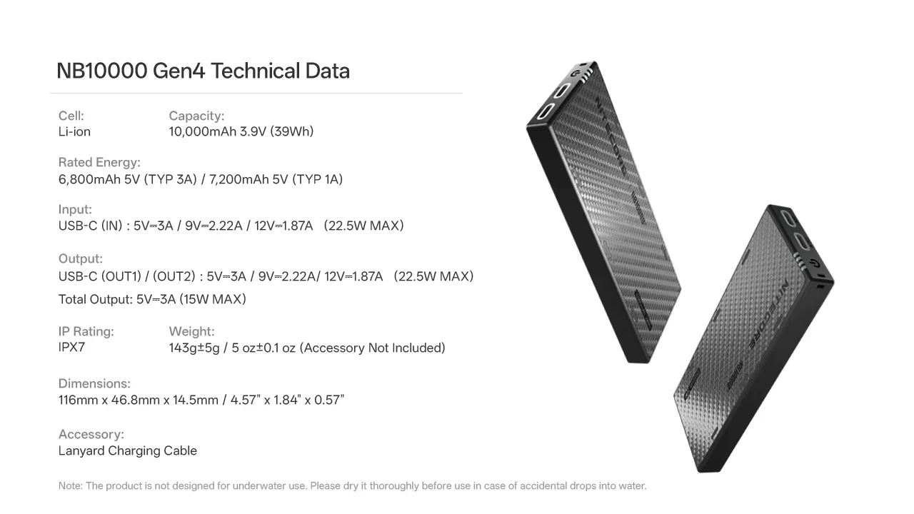 Nitecore NB10000 Gen4 Power Bank 2026 - Image 5