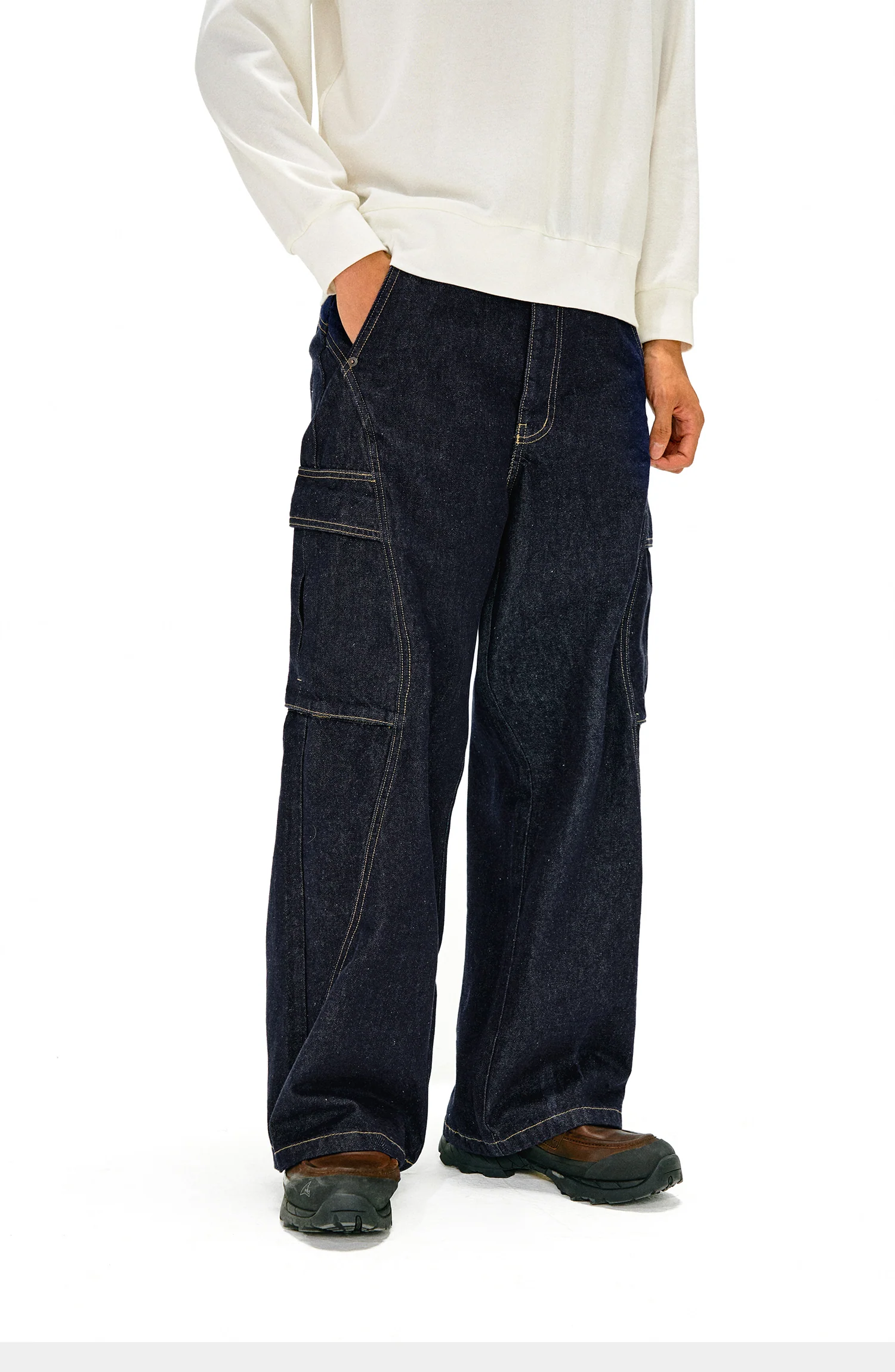 NOTHOMME Arc Split Workwear Jeans - Image 11