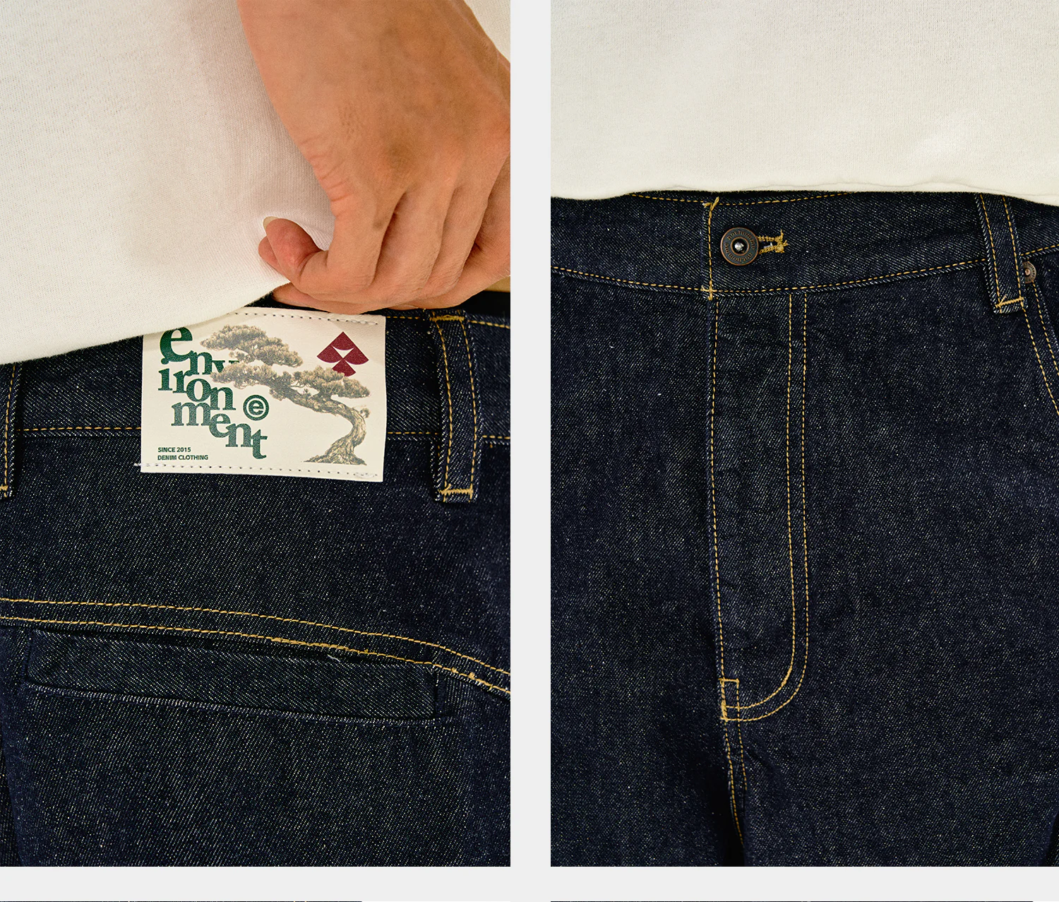 NOTHOMME Arc Split Workwear Jeans - Image 13