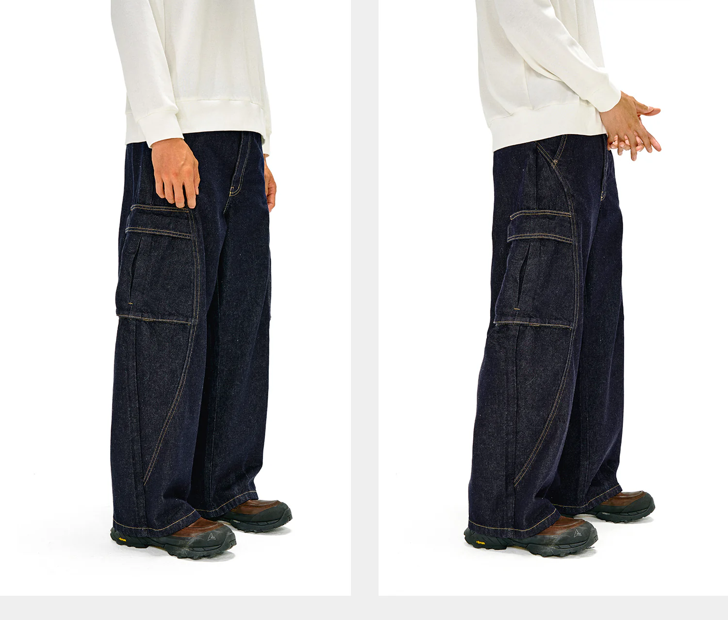 NOTHOMME Arc Split Workwear Jeans - Image 6