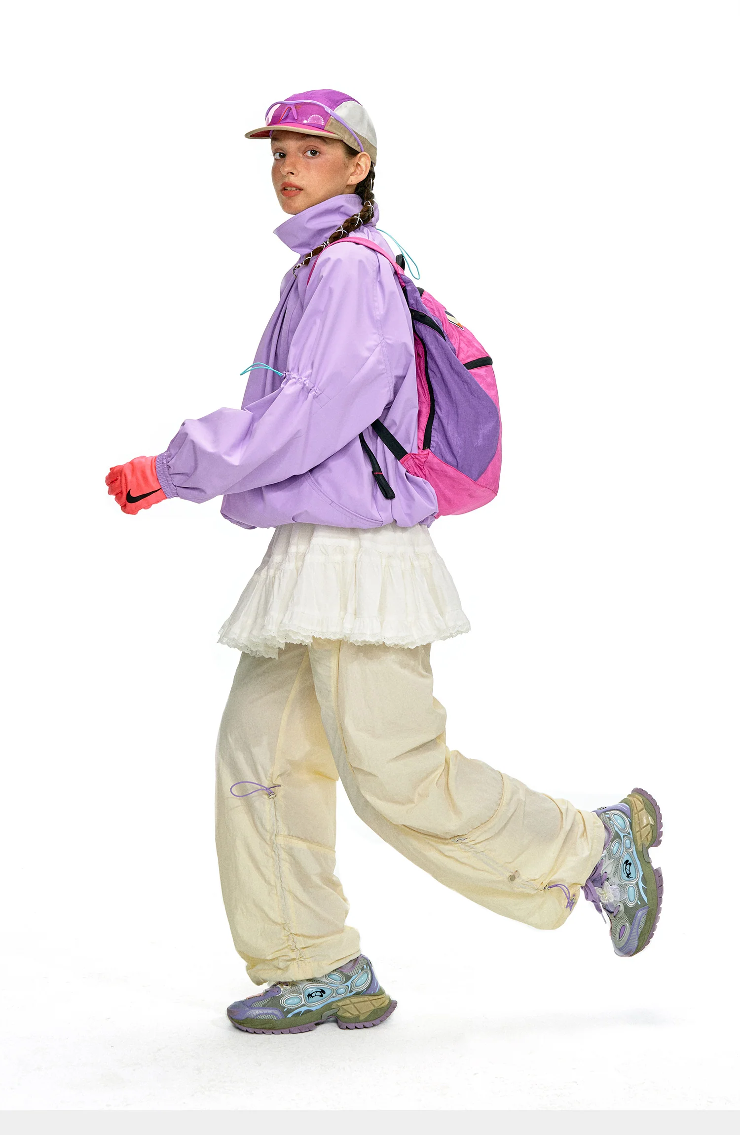 NOTHOMME Flower Bud Collar Balloon Suit - Image 11