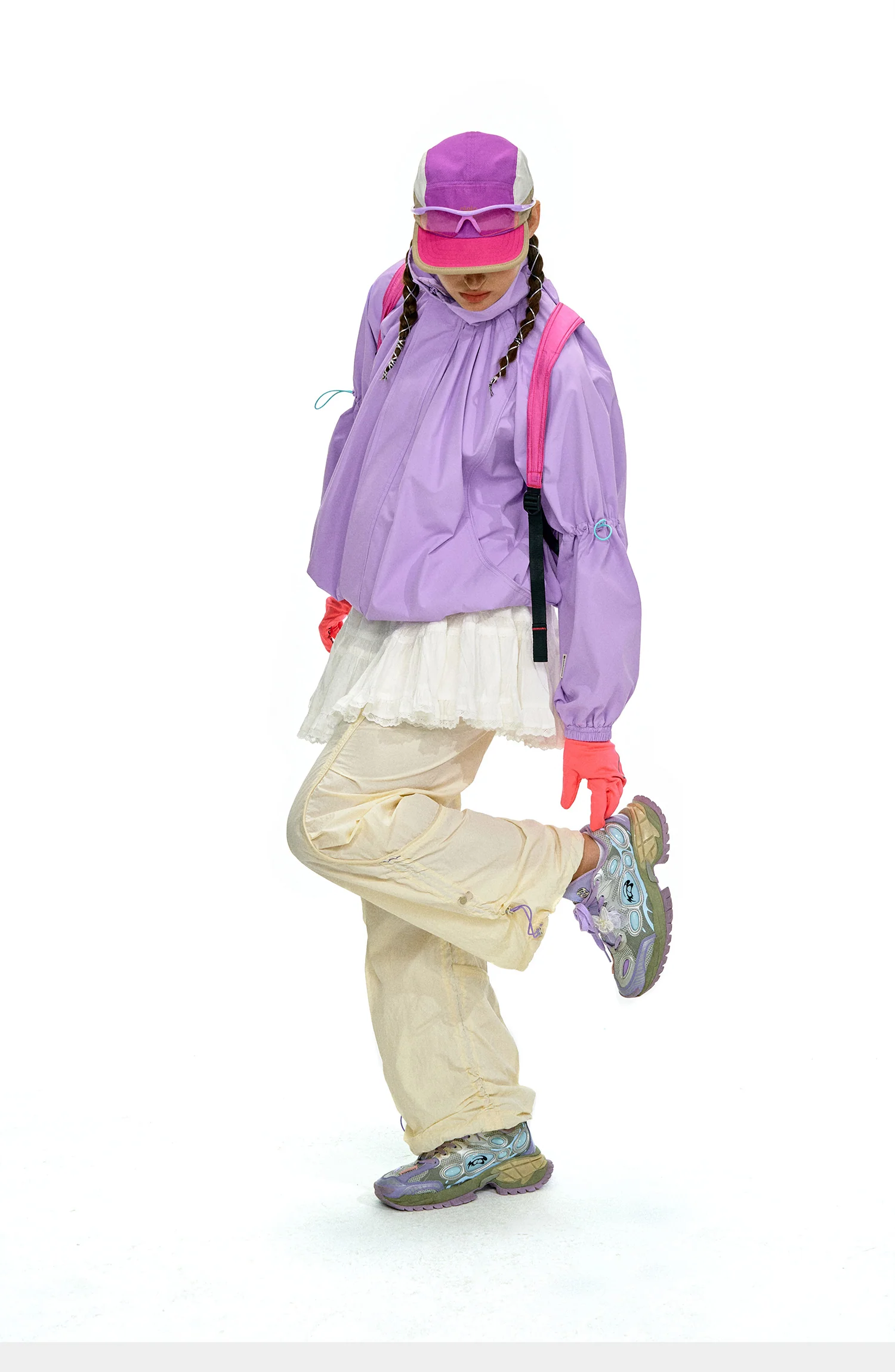 NOTHOMME Flower Bud Collar Balloon Suit - Image 12