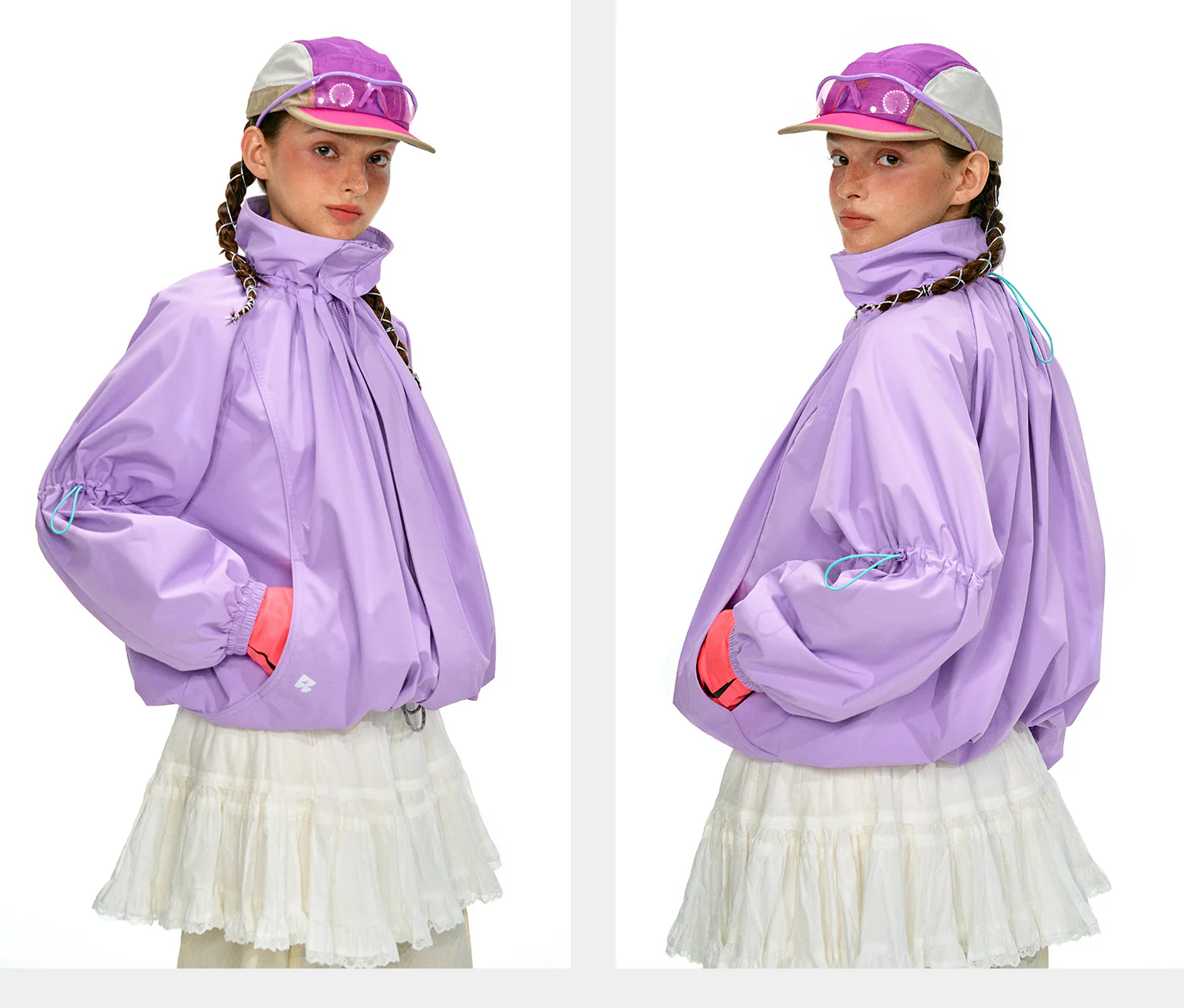 NOTHOMME Flower Bud Collar Balloon Suit - Image 13